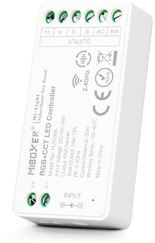 2.4G Funk LED Controller FUT039S RGB+CCT 12-24V 5 Kanal