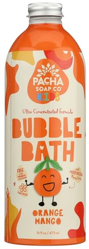 PACHA SOAP Kids Orange Mango Bubble Bath, 16 FZ