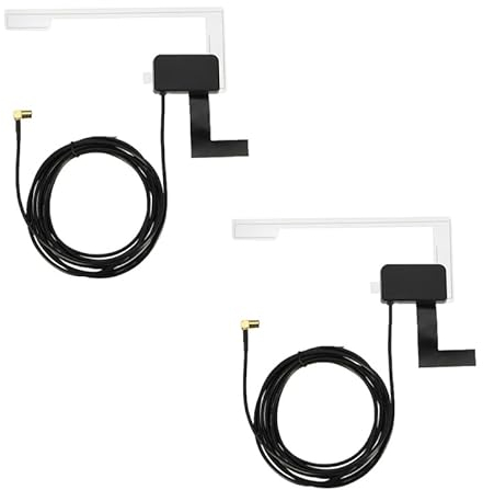 CAM2 2-delad DAB-antenn, skivantenn, extern högvinnande 18dBi aktiv 5 V bil digital radio DAB-antenn