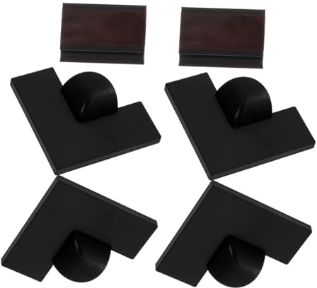 LALAFINA Esquinas Para Mosquiteros Accesorios Negros Duraderos Para Marco De Ventana Kit De Fijadores Para Mosquitero Uso Protección