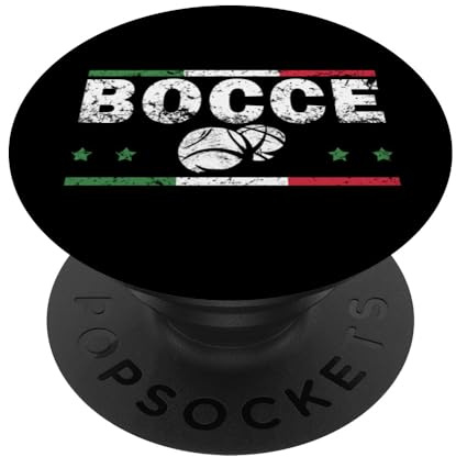 Bandiera Italia Bocce Bocce Boccia Italiana Team Pride Pallino PopSockets PopGrip Adesivo