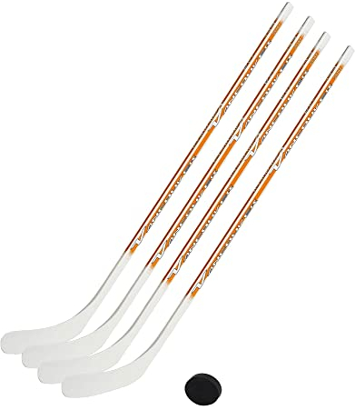 Vancouver Eishockeyschläger-Set Junior 8: 4 Schläger 115cm gerade Kelle & Puck