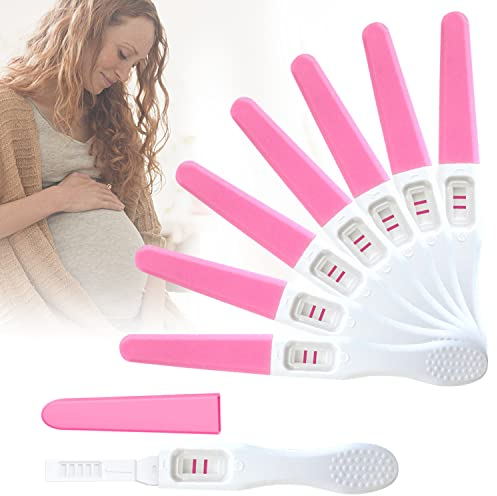 RoserRose Test di Gravidenza, Test Gravidanza, Pregnancy Test da 7 pz HCG Ultrasensibile in Stick Sicuro e Semplice da Usare - Risultato Chiaro - Facile da Usare (A)