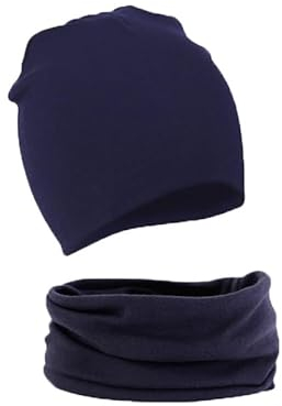 MAKFORT Loop Kinder Mit Beanie Mütze Kinder Baumwoll Schals Baby Schals Winter Loop Schal Junge Und Mädchen