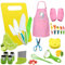 YTACREA Cuchillo Niños, Set de Cuchillos de Cocina para Niños de 27 Piezas para Cortar Pasteles de Frutas y Verduras, que incluye Cuchillos Infantiles, Tabla de cortar, pelador