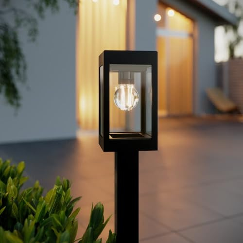 SolarCentre® Banham Outdoor Solar Bollard Light with Filament Bulb