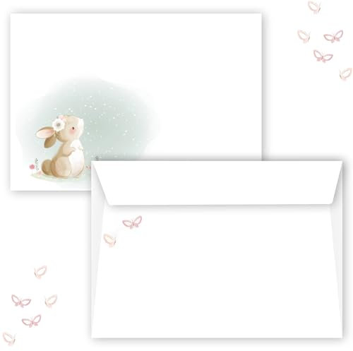 Briefumschlag C6 Haftklebend Selbstklebende 25-50 Stück Briefumschläge Kuvert Briefkuvert in Weiß und mit Osterhasen, 80 g/m² 114 x 162 mm Hochzeit Geburtstag Einladung Danksagung (50)