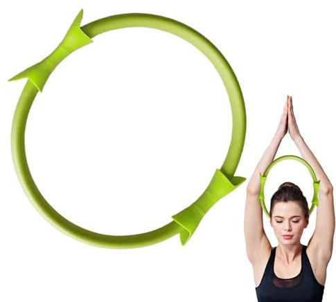 Anello Fitness Pilates, Cerchio Per Esercizi Da 15” Con Doppia Impugnatura, Anello Di Resistenza F-itness Magic C-ircle A Doppia Impugnatura, Anello Fitness Per L'esercizio 'interno Coscia