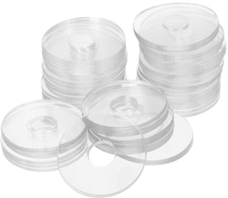 PRETYZOOM 50 Arandelas Planas Transparentes De Vinilo 0,79 Pulgadas Para Tornillos, Juntas De Sellado Para Manijas De Puertas De Ducha, Reemplazo Resistente y Compacto Para Hardware De Baño
