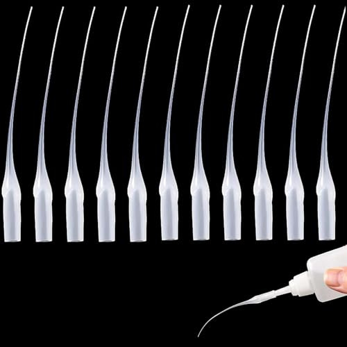 100 puntas adhesivas, de plástico, micropuntas, extensor de precisión, aplicador para manualidades, proyectos de afición, guitarra, tragamonedas, dispensador, dispensador de pegamento