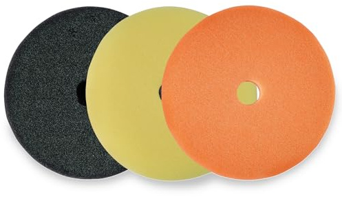 Einhell Original 3-Piece Polishing Pad Set Diameter 125 mm