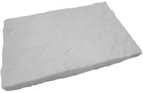 Bulevisiter Ceramic Fiber Fireplace Blanket for Bioethanol Gel Burners 30x10x1cm Calcium Magnesium Silicate Insulation Mat Fitted with Class-leading Temperature up Resistance(30X20X1CM)