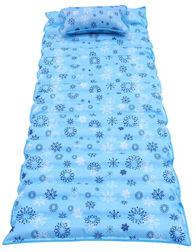 ARTSEWPLY Materassino ad Acqua Estivo con Cuscino Refrigerante Materassino Antiscivolo Spesso e Resistente Letto Singolo per Dormitorio e Casa Facile da Riempire e Riutilizzabile