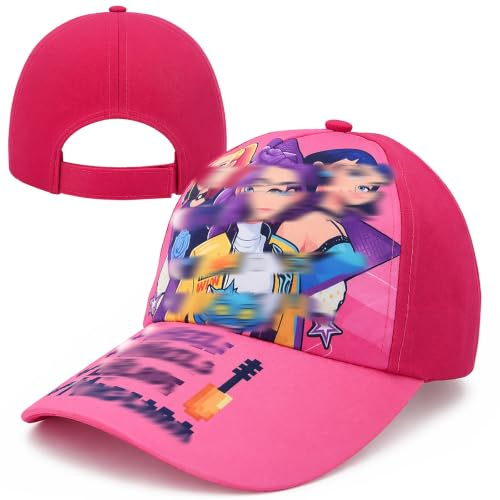 yumcute Kpop Huntrix Baseball Cap for Kids Girls Boys Cotton Cap with Adjustable Snapback Summer Hat for School & Leisure Anime Gifts for Children Teenager