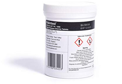 Palintest WT 442 Instachlor Rapid Release Chlorine Tablets - PR 1000 (1.7 g) Pack of 100