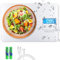 MegaWise Food Scale, 33lb Rechargeable Digital Kitchen Scale, Weight Grams and Ounces for Cooking Baking, 1g/0.04oz Precise Graduation, 5 Units Conversion Tare Function, Waterproof Tempered Glass