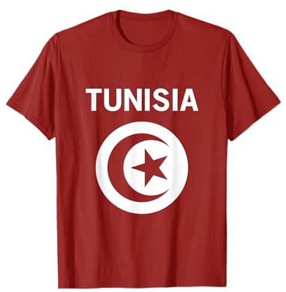 Drapeau tunisien Football Fan Tunisie T-Shirt