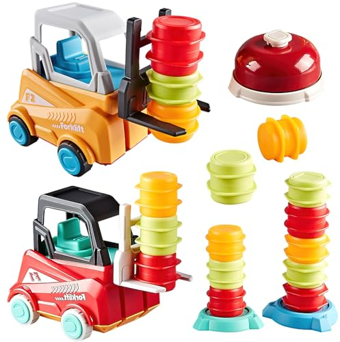 HENGBIRD Carrello Elevatore Giocattolo Ingegnere - Forklift Trasporto Game Frenzy - Gioco Per Bambini