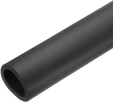 QUARKZMAN Tubo de Espuma Aislante para Tuberías Aislamiento de 45 mm ID 59 mm OD 24 Pulgadas de Longitud para Aislamiento Contra El Congelamiento Agarre de Mango Color Negro