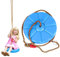 Kletterseil Schaukel,Tellerschaukel,Kinderschaukel,Schaukel Outdoor aus stabilem,witterungsbeständigem Kunststoff,Hängeschaukel für Kinder,Baumschaukel für Outdoor & Indoor,bis 150 kg belastbar