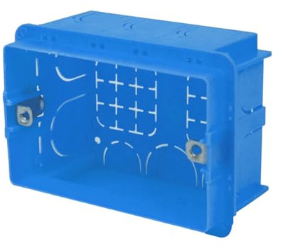 1 Pezzo Scatola 504 Da Incasso 137x74x53,5mm, Rettangolare Per 4 Moduli, Cassetta Da Incasso, Montaggio A Parete, Scatola di Distribuzione e Derivazione