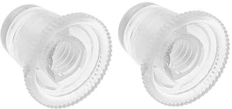 Hemobllo Ricambi Copertura Ombrello Superiore per Cappucci a Vite Ombrellone e Acrilico 2 Pezzi Protezione Resistente Lunga Durata per Ombrelli da Sole