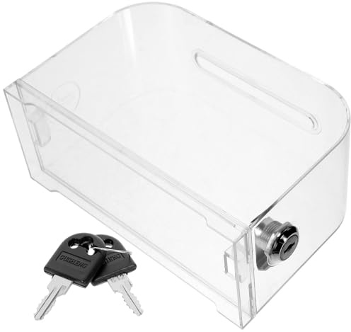 Alipis Porta Biglietti da Visita Trasparente Grande Capacità Organizer di Carte da Scrivania Stabile per Ufficio Contenitore Portatile per Biglietti da Visita Design Compatto e Facile