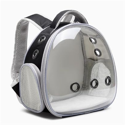 aviary Parrot Outing Bag Double Shoulder Transparent Bird Take-out Backpack Dedicated Outdoor Cage Breathable