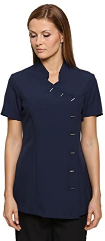 Mirabella Health & Beauty Tunique esthéticienne pour Femme modèle Arete Marine , taille- 38/10 UK