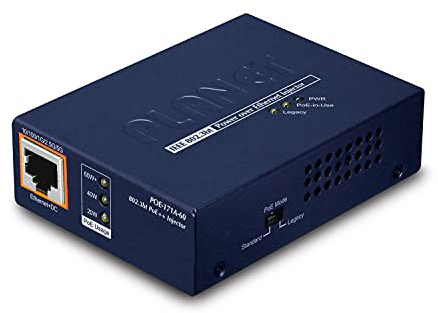 Planet POE-171A-60 Network Switch Gigabit Ethernet (10/100/1000) Power Over Ethernet (PoE) Blue