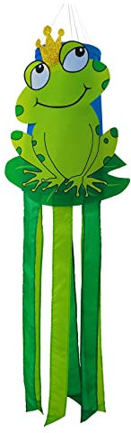 THQZLH Windsack, Frosch, 101,6 cm, lustige Sommerdekoration für Wohnräume im Freien