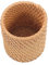 Lurrose Rattan Make-up Pinsel Becher Boho Stil Desktop Organizer Große Kapazität Stift und Bleistift