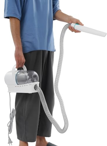 Tierhaar staubsauger 1.5L Hundeschermaschine 400W Hundestaubsauger mit Kammaufsätze Staubsauger, Haustierpflegeset, 55dB Tierhaarschneidemaschine 6000U/min Hundehaarschneidemaschine für Hund & Katze