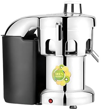 Juicepress, kraftig elektrisk citrusjuicer, stor matränna rostfritt stål centrifugaljuicer för juicer och restauranger