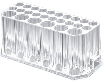 Makeupborsthållare 26-Facks Transparent Pennförvaring