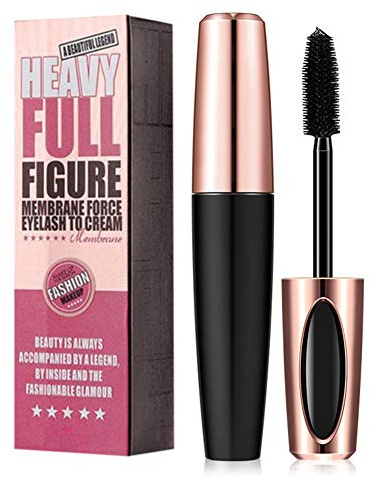 4D Mascara Silk Fiber Wimpern Wimperntusch Wimpern Schwarz FüR Lang Anhaltendes Augen Make-Up Wasserdichte NatüRliche Lange Wimpern VerläNgerung FaserverstäRkt GroßE Augen Mascara Kit