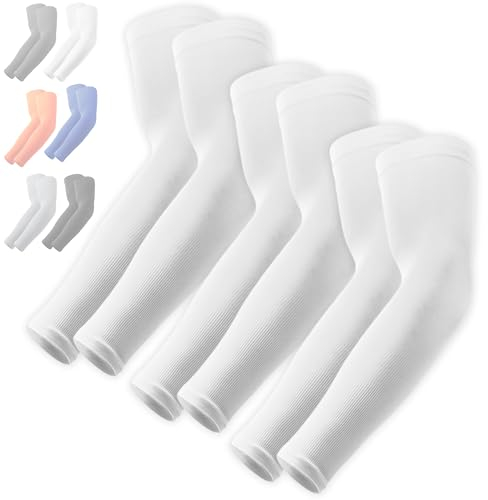 Outdoor Essentials Manicotti Pallavolo Donna Uomo - Maniche per Braccia - Fascia a Compressione Braccio - Manicotto Tennis Padel Basket Ciclismo Running Volley - Protezioni Raggi UV
