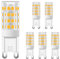 Unnderwiss g9 led g9 led Lampadina G9 LED 5W (5 pezzi) Equivalente a 40 Watt G9 alogena 500LM 3000K Luce bianca calda 220V Senza sfarfallio Non dimmerabile Adatta all'illuminazione del soggiorno