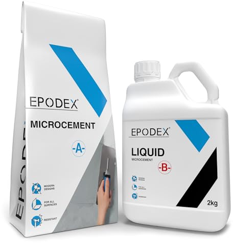 EPODEX Mikrocementset för Väggar, Strukturputs - Mocca