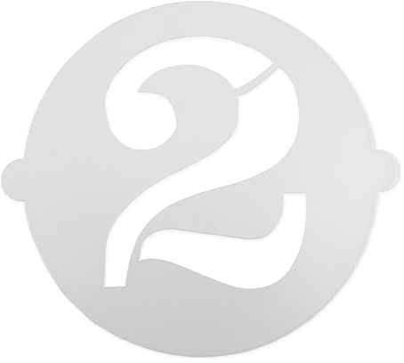 Algon Mall för födelsedagstårta, vit, nummer 2