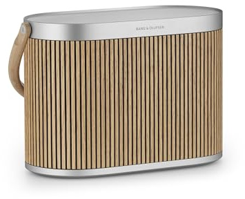 Bang & Olufsen Beosound A5 - Altoparlante modulare Bluetooth portatile, con ricarica wireless, suono potente e di alta qualità, batteria a lunga durata, per interni ed esterni - Oak