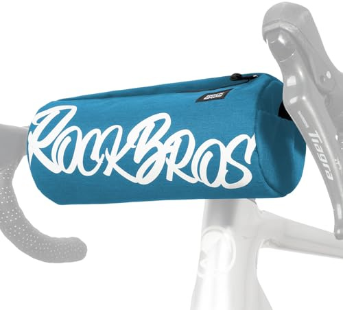 ROCKBROS Bolsa Manillar de Bicicleta, 2L Gran Capacidad Bolsa Frontal de Bicicleta Multifuncional con Correa de Hombro para MTB Carretera Plegable y Scooter, Azul