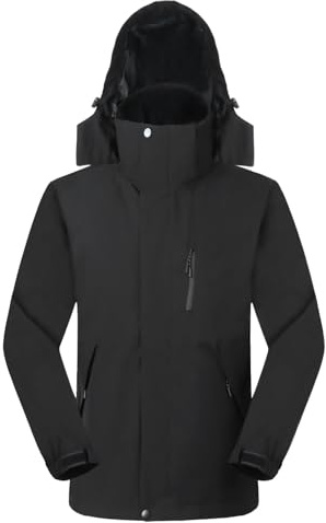 Ynport Crefreak Chaquetas de lluvia para Mujer Impermeable con Capucha Traje de lluvia de Senderismo Ligero Cortavientos para Mujer Cortavientos con Cremallera Completa al Aire Libre