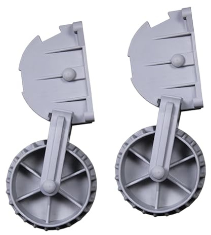 BaotyJie 1 Par de Ruedas para Botes Inflables, Plegables, Portátiles, Prácticas, Ruedas para Botes de Vela Ligera, Fácil Montaje.