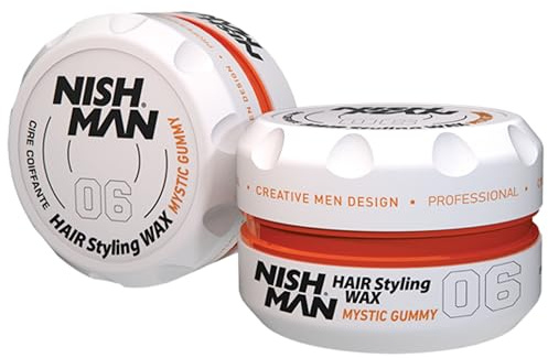 NISHMAN Hair Styling Wax for Men 06 - Mystic Gummy 150 g - Pear Fragrance