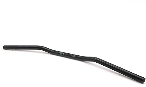 Moto En Aluminium alliage 7/8 22mm Guidon Drag Droite Bar Personnalisé Pour BMW Honda Suzuki Kawasaki Cruiser (noir)