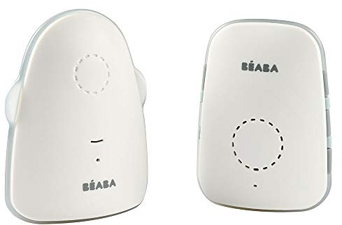 Béaba 930325 Babyphone + Baby monitor, Talkie-Walkie, Funzione 0 Onde, Controllo Neonati Wifi, Modalità Vox, Modalità Notturna con Luce Notturna, Portata 300 m, Autonomia 15 ore, Simply Zen, bianco