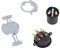 sparefixd Kit di collegamento per porta cassetto riscaldamento cibo piastra NEFF