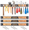 Unibos Magnetic Tool Holder Rack Set of 3 - 24 Inch Heavy Duty Garage Wall Holder Strip with Magnet for Screwdriver Wrench (12 Inches)
