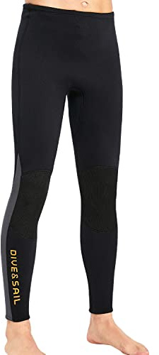 Wetsuit Pants Women Men 3mm Neoprene Long Diving Pants Keep Warm L